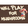 Mario will play for Mushrooms Arcade Gaming 80's Gifts Ruler Mousemat Clock Coaster Keyrings Magnet