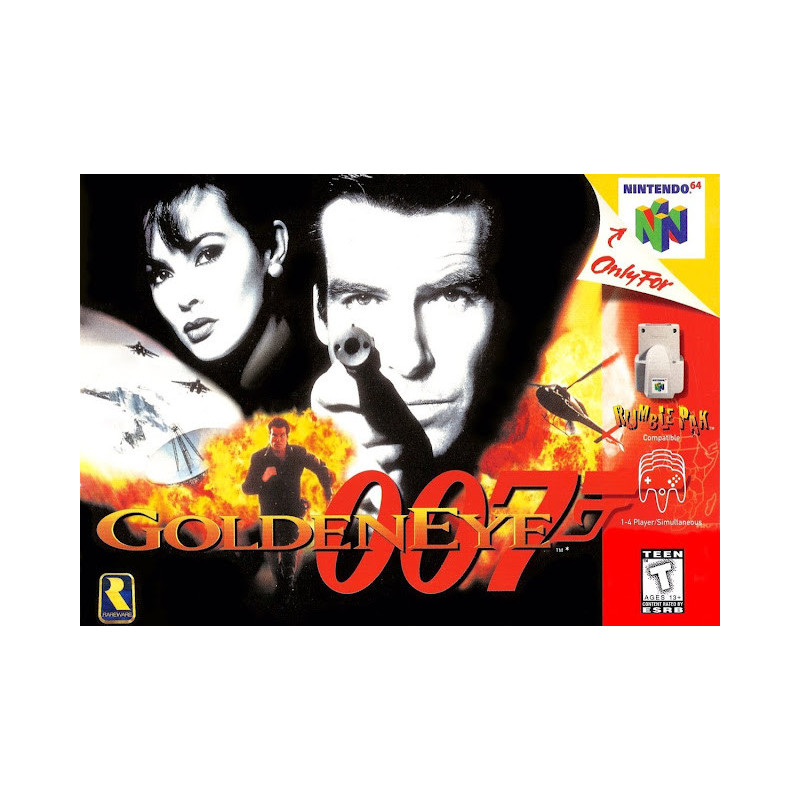 Goldeneye 007 N64 Classic Gaming 80's Gifts Ruler Mousemat Clock Coaster Keyrings Magnet