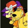Dastardly and Muttley in Their Flying Machines Cartoon 80's tv show Gifts Ruler Mousemat Clock Coaster Keyrings Magnet